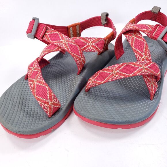 Chaco Z1 Ecotread Outdoor Adjustable Sandal Youth Girls Size 2 J180004 Pink - Picture 8 of 9